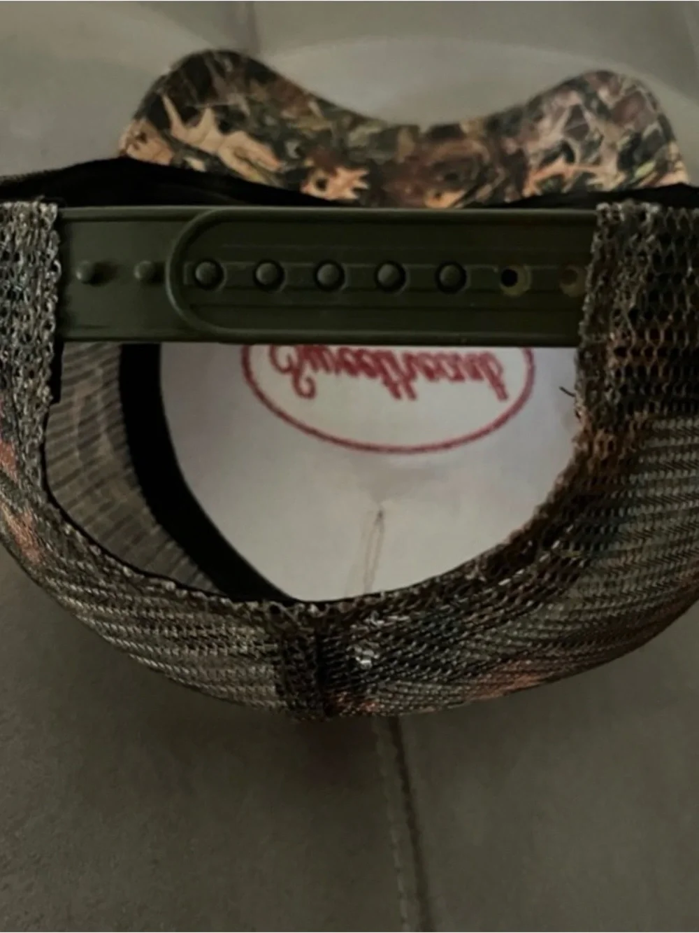 Camo “Sweetheart” Baseball Cap/hat - Brown & Green